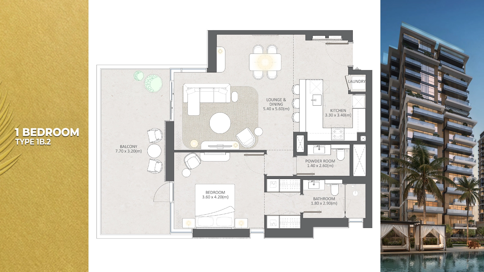 1 BR - Type A